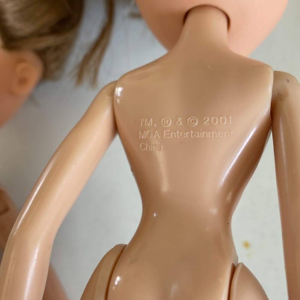 2001 Original Bratz Dolls Set - Yasmin - Cloe - Meyhan - Nude Dolls - Picture 7 of 12